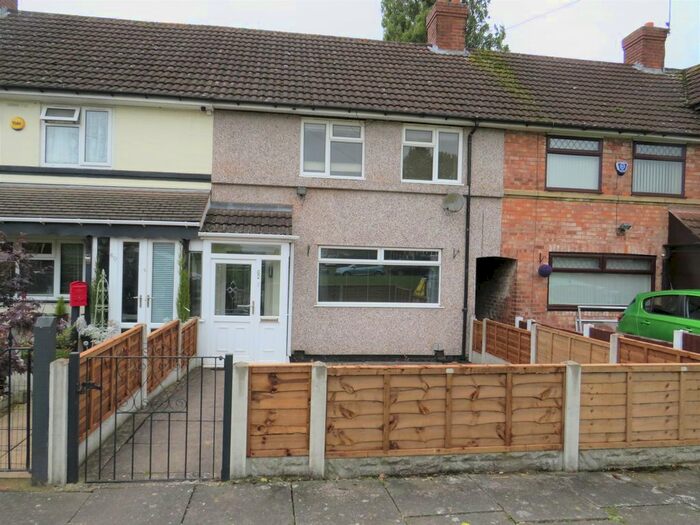 2 Bedroom Terraced House To Rent In Sheddington Road, Erdington, Birmingham, West Midlands, B23