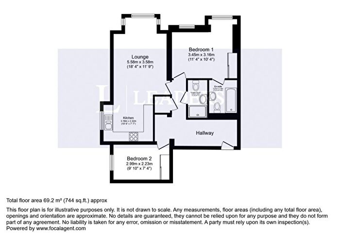 2 Bedroom Flat To Rent In Carlisle Road, Eastbourne, East Sussex, BN20