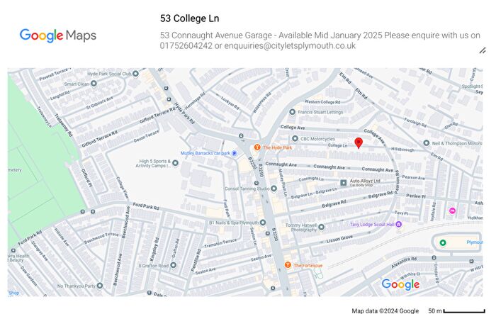 Garages To Rent In Connaught Avenue Garage, PL4