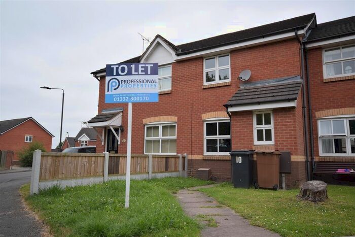 2 Bedroom Town House To Rent In Whitehead Close, Ilkeston, Derbyshire, DE7