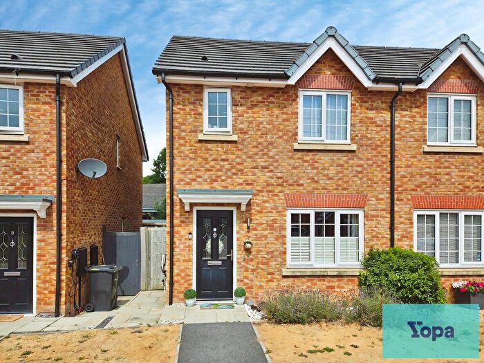 2 Bedroom Semi-Detached House For Sale In Cranmer Parkes Close, Alsager, Stoke-On-Trent, ST7
