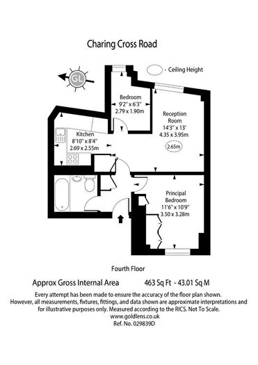 2 Bedroom Flat To Rent In Charing Cross Road, Covent Garden, WC2H