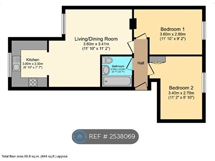 2 Bedroom Flat To Rent In Darbys Way, Tipton, DY4