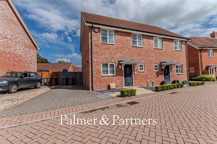2 Bedroom Semi-Detached House For Sale In Cornflower Close, Leiston, Suffolk, IP16