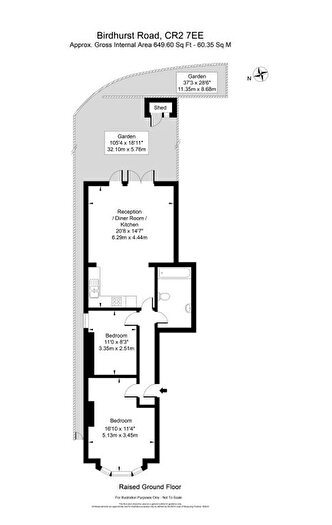 2 Bedroom Flat To Rent In Birdhurst Road, South Croydon, Surrey, CR2