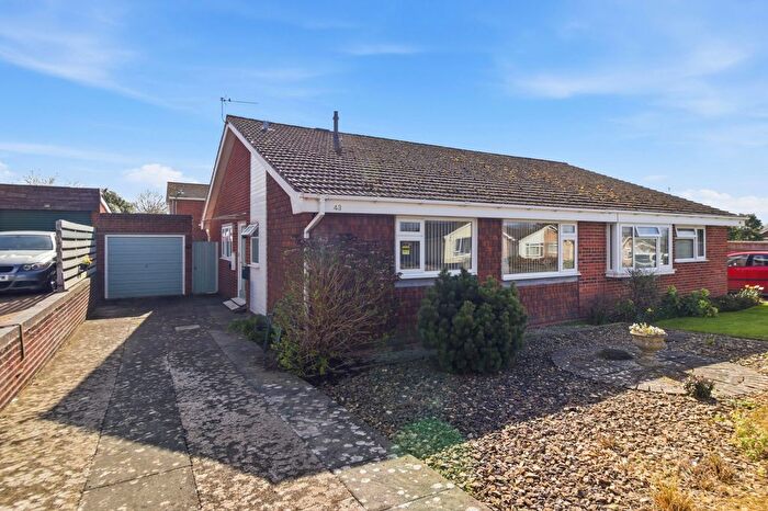 2 Bedroom Semi Detached Bungalow For Sale In Biddulph Way, Ledbury, Herefordshire, HR8
