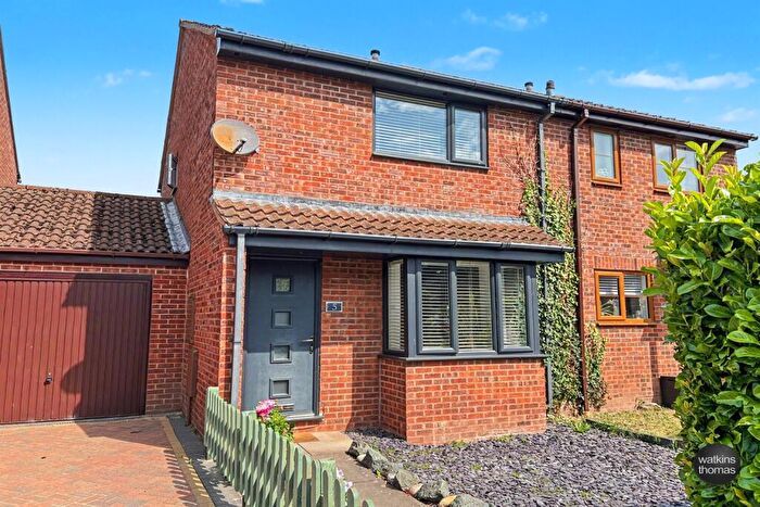2 Bedroom Semi Detached House For Sale In Wellbrook Close, Victoria Park, Hereford, HR1