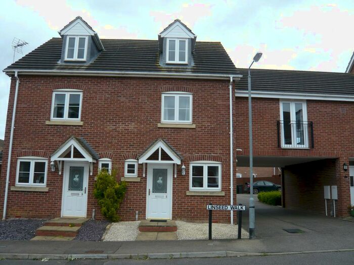 3 Bedroom Terraced House To Rent In Linseed Walk, Downham Market, PE38