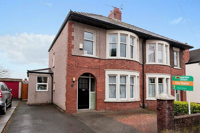 3 Bedroom Semi-Detached House For Sale In Castle Crescent, Rumney, Cardiff, CF3