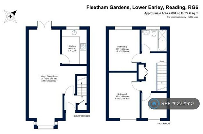 3 Bedroom Semi-Detached House To Rent In Fleetham Gardens, Lower Earley, Reading, RG6