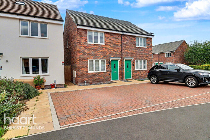 2 Bedroom Semi-Detached House For Sale In Westhorpe Avenue, Bury St Edmunds, IP32