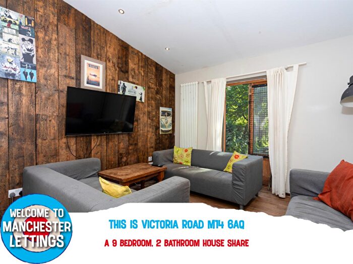 9 Bedroom House To Rent In Victoria Road Fallowfield, M14