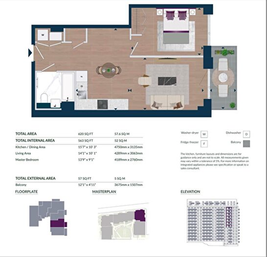 1 Bedroom Apartment To Rent In Apartment, Botanist House, Seagull Lane, London, E16