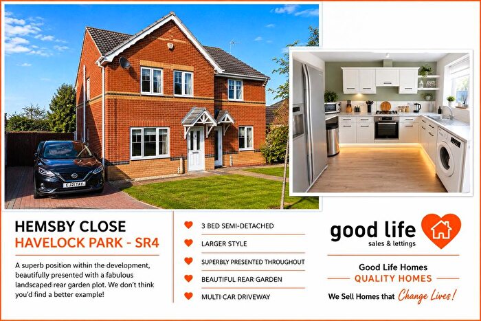 3 Bedroom Semi-detached House For Sale In Hemsby Close, Havelock Park, Sunderland, SR4