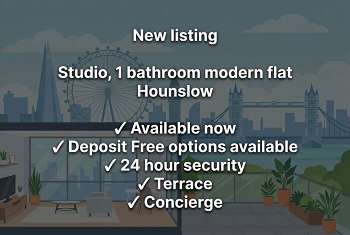 Studio To Rent In Victoria Road, Feltham, TW13