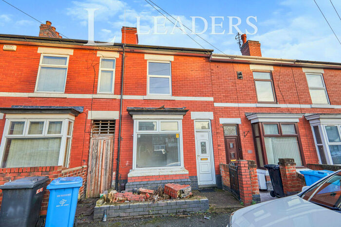 3 Bedroom Terraced House To Rent In Vincent Street, Derby, DE23