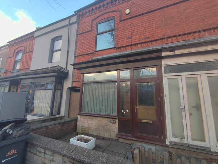 3 Bedroom Terraced House To Rent In Bordesley Green, Birmingham, B9