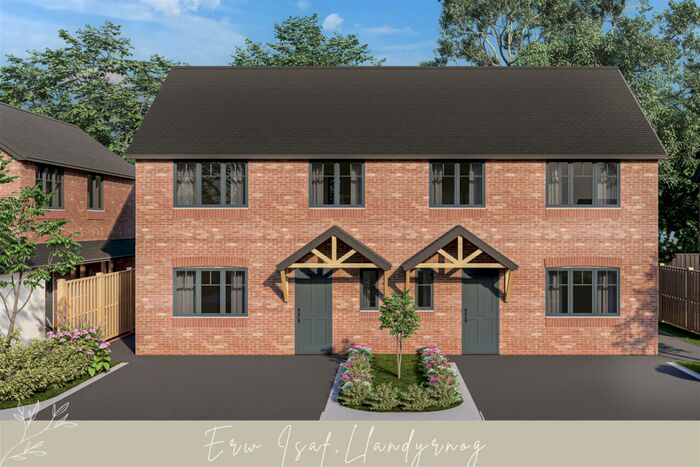 3 Bedroom Semi-Detached House For Sale In Erw Isaf, Llandyrnog, Denbigh, LL16