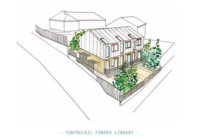 2 Bedroom Ground Maisonette For Sale In Plot With Planning Approved, Dwellings At Former Library Site High Street, Tonyrefail, CF39