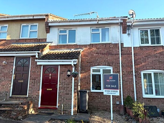 2 Bedroom Terraced House For Sale In Brand Close, Honiton, EX14