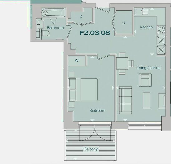 1 Bedroom Flat To Rent In Folio Gardens (Opus House), Salutation Gardens, London, WC1X