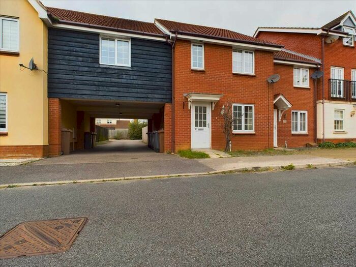 4 Bedroom Terraced House To Rent In Spindler Close, Kesgrave, Ipswich, IP5