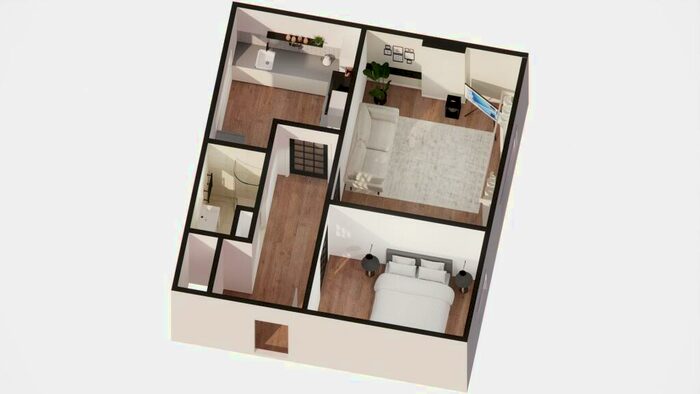 1 Bedroom Flat To Rent In Craighead Road, Milton Of Campsie, Glasgow, G66