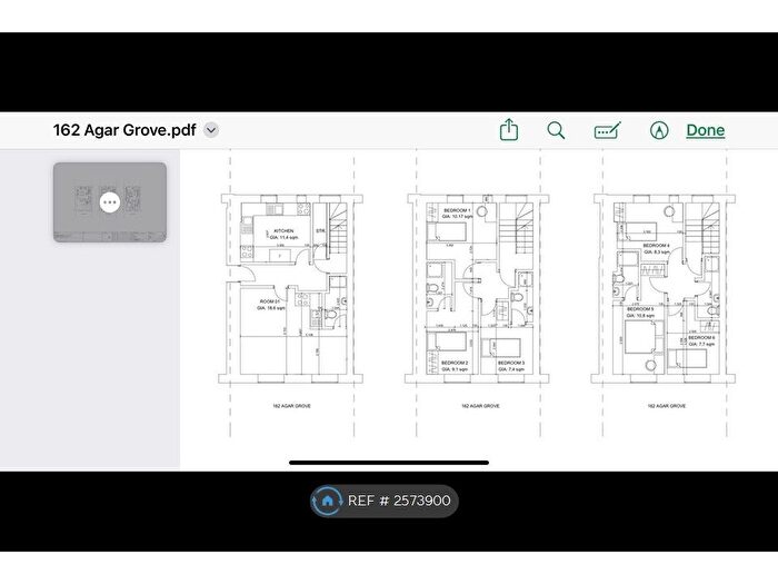 6 Bedroom Flat To Rent In Agar Grove, London, NW1