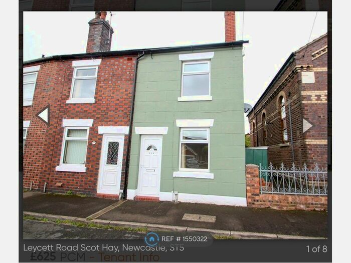 2 Bedroom End Of Terrace House To Rent In Leycett Road, Scot Hay, Newcastle-Under-Lyme, ST5