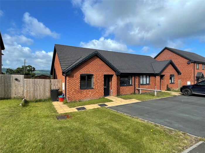 2 Bedroom Semi-Detached House For Sale In Ridgeway View, Churchstoke, Montgomery, Powys, SY15
