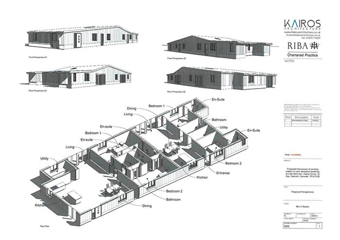 2 Bedroom Barn Conversion For Sale In Higher Ninnis, Redruth, Cornwall, TR16