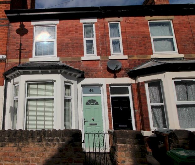2 Bedroom Terraced House To Rent In Turney Street, Nottingham, NG2