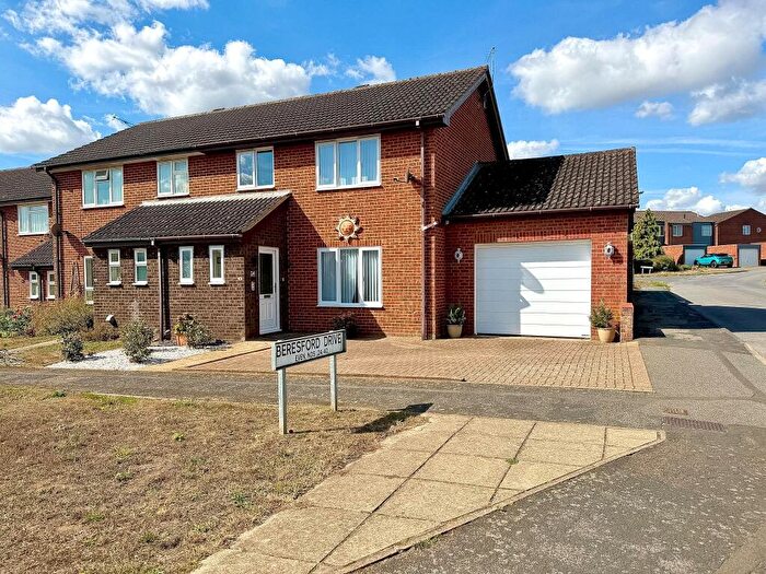 3 Bedroom End Of Terrace House For Sale In Beresford Drive, Woodbridge, IP12