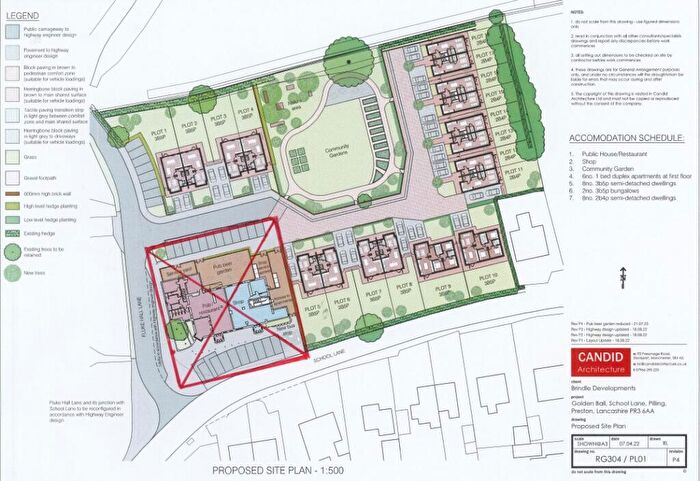 Land For Sale In Land To Rear Of Former Golden Ball Pub, Pilling, PR3