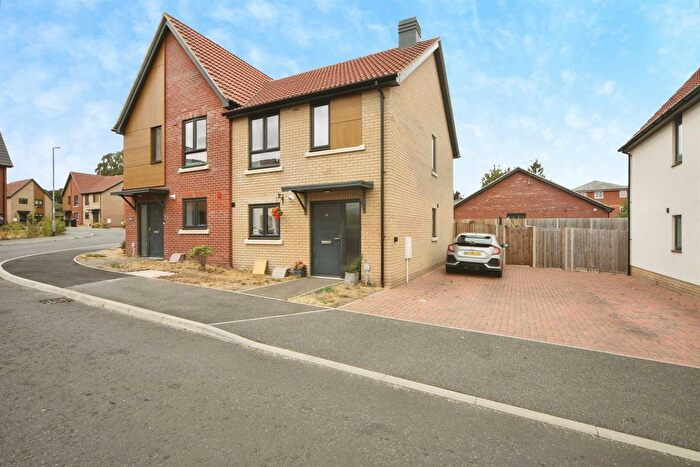 2 Bedroom Semi-Detached House For Sale In Teachers Close, Needham Market, Ipswich, IP6