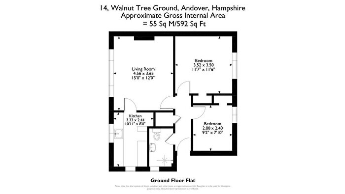 2 Bedroom Flat For Sale In - Walnut Tree Ground, Fyfield, Andover, Hampshire, SP11