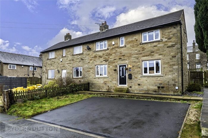 3 Bedroom Semi Detached House For Sale In North Drive, Golcar, Huddersfield, West Yorkshire, HD7