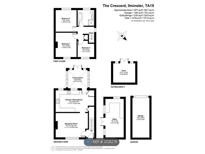 3 Bedroom End Terrace House To Rent In The Crescent, Ilminster, TA19