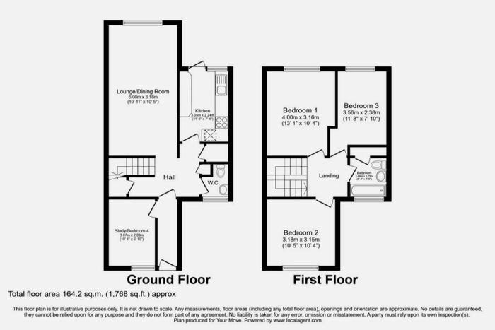 3 Bedroom Terraced House To Rent In Mullins Close, Basingstoke, Hampshire, RG21