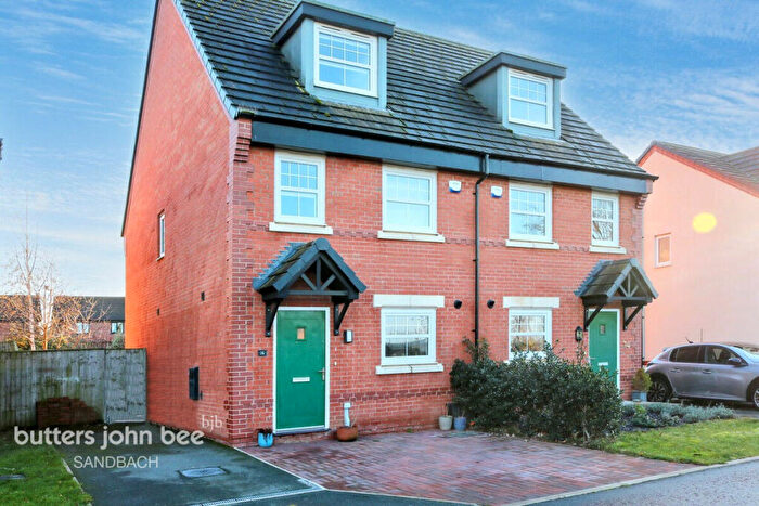 3 Bedroom Semi Detached House For Sale In Mellors Field Close, Sandbach, CW11
