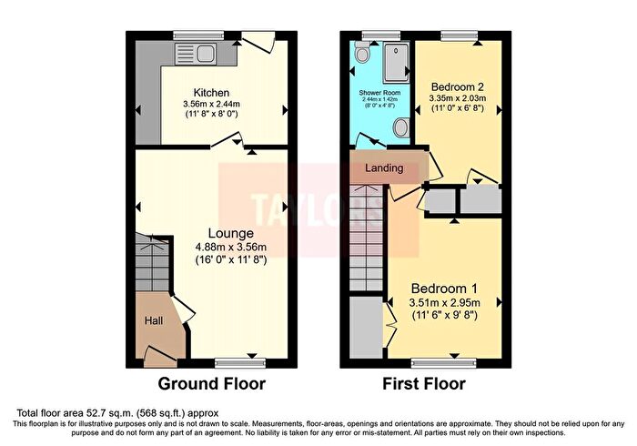 2 Bedroom Semi Detached House For Sale In Simpson Close, Luton, Bedfordshire, LU4