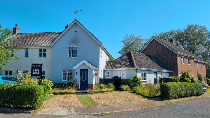 3 Bedroom Semi-Detached House For Sale In The Poplars, Spexhall, Halesworth, IP19