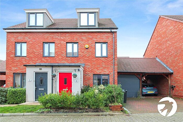 3 Bedroom Semi-detached House For Sale In Forrest Shaw, Castle Hill, Ebbsfleet Valley, Swanscombe, DA10