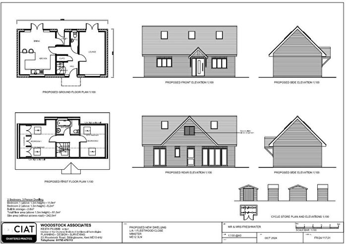 Plot For Sale In Fleetwood Close, Minster On Sea, Sheerness, ME12