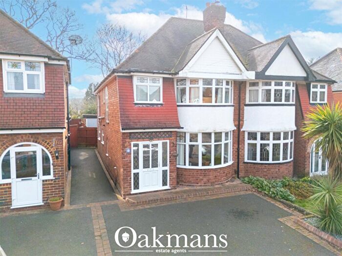 3 Bedroom Semi Detached House For Sale In Stonor Road, Birmingham, West Midlands, B28