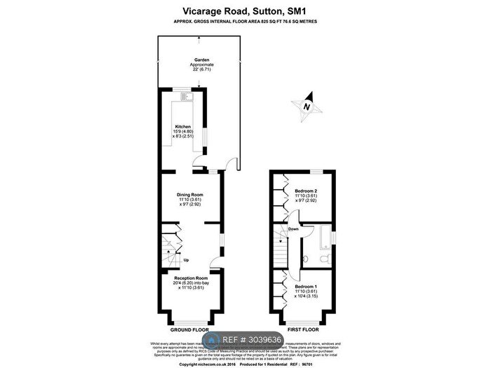 2 Bedroom Semi-Detached House To Rent In Vicarage Road, Sutton, SM1