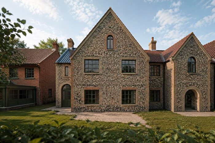 3 Bedroom Terraced House For Sale In Brick And Flint New Homes With Rural Views In Great Bircham, PE31