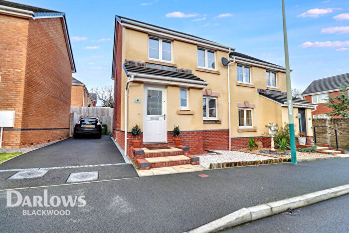 3 Bedroom Semi Detached House For Sale In Lon Rhymni, Blackwood, NP12
