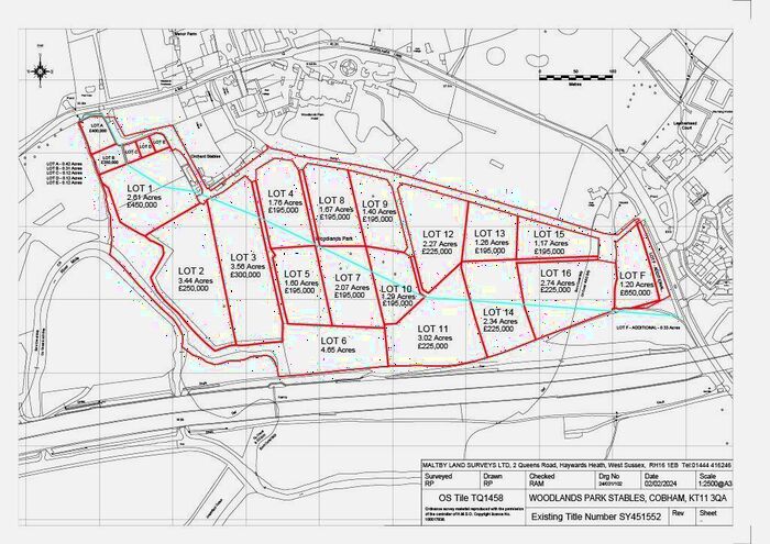 Land For Sale In Woodlands Lane, Stoke D'abernon, Cobham, Surrey, KT11