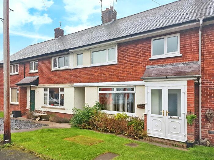 3 Bedroom Terraced House For Sale In Tan Yr Hafod, Gwernaffield, Mold, Flintshire, CH7